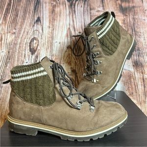 Torrid Sweater Knit Hiking Ankle Boots Womens 11W